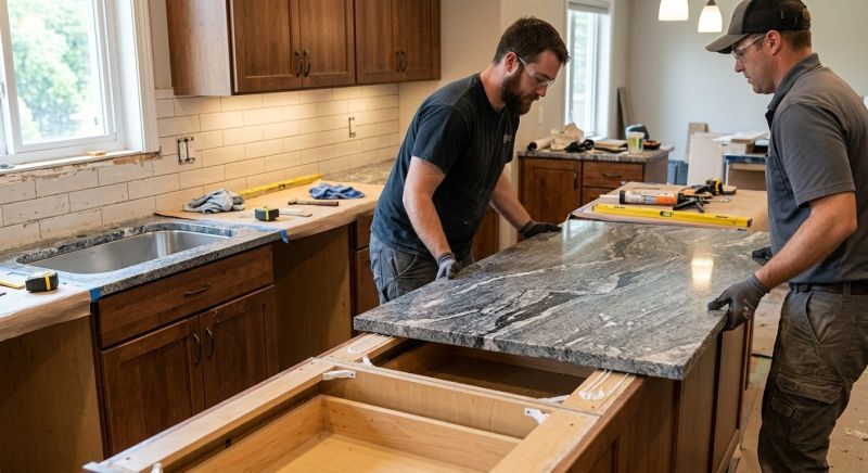 Granite Installation in Marin County, CA