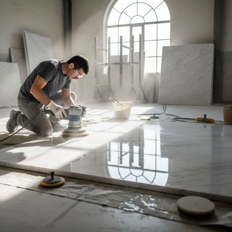 Marble Countertop Polishing
