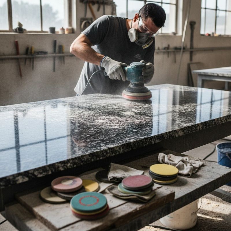 Marble Countertop Polishing